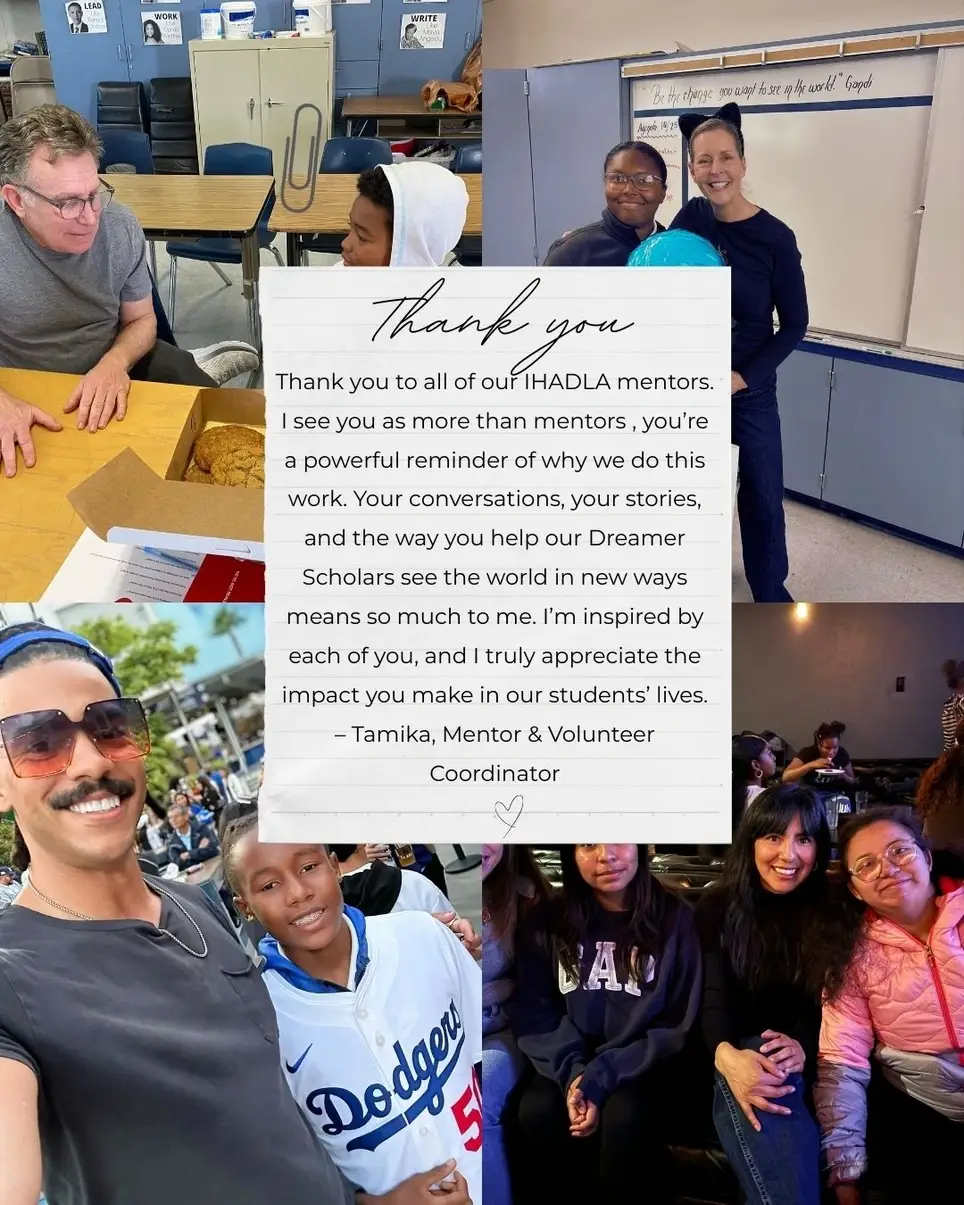 Mentor an LA Student! Change two lives.