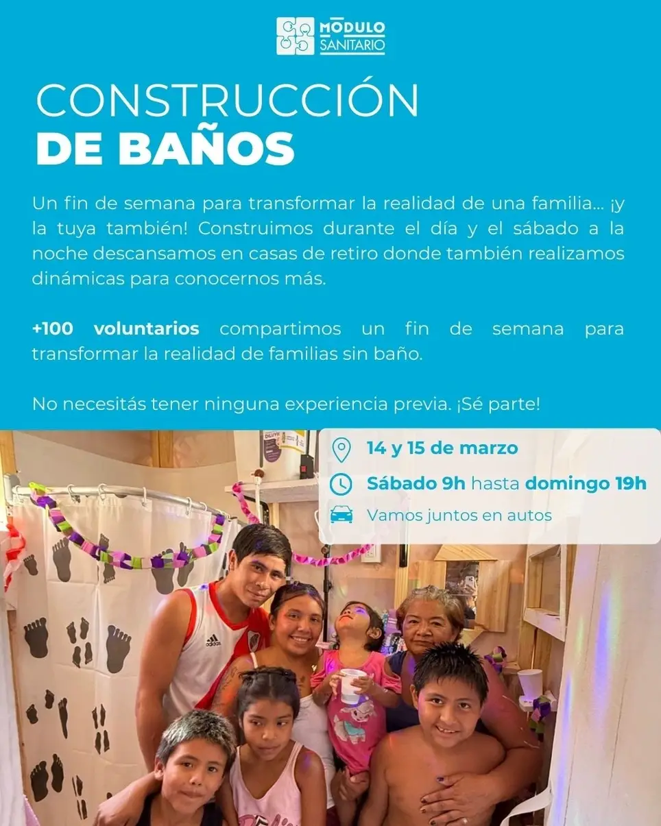 Construcción de baños en Florencio Varela