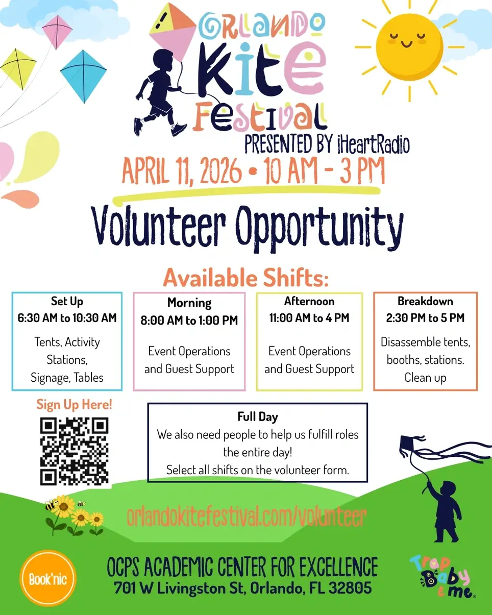 Help Orlando Soar at the 3rd Annual Orlando Kite Festival!