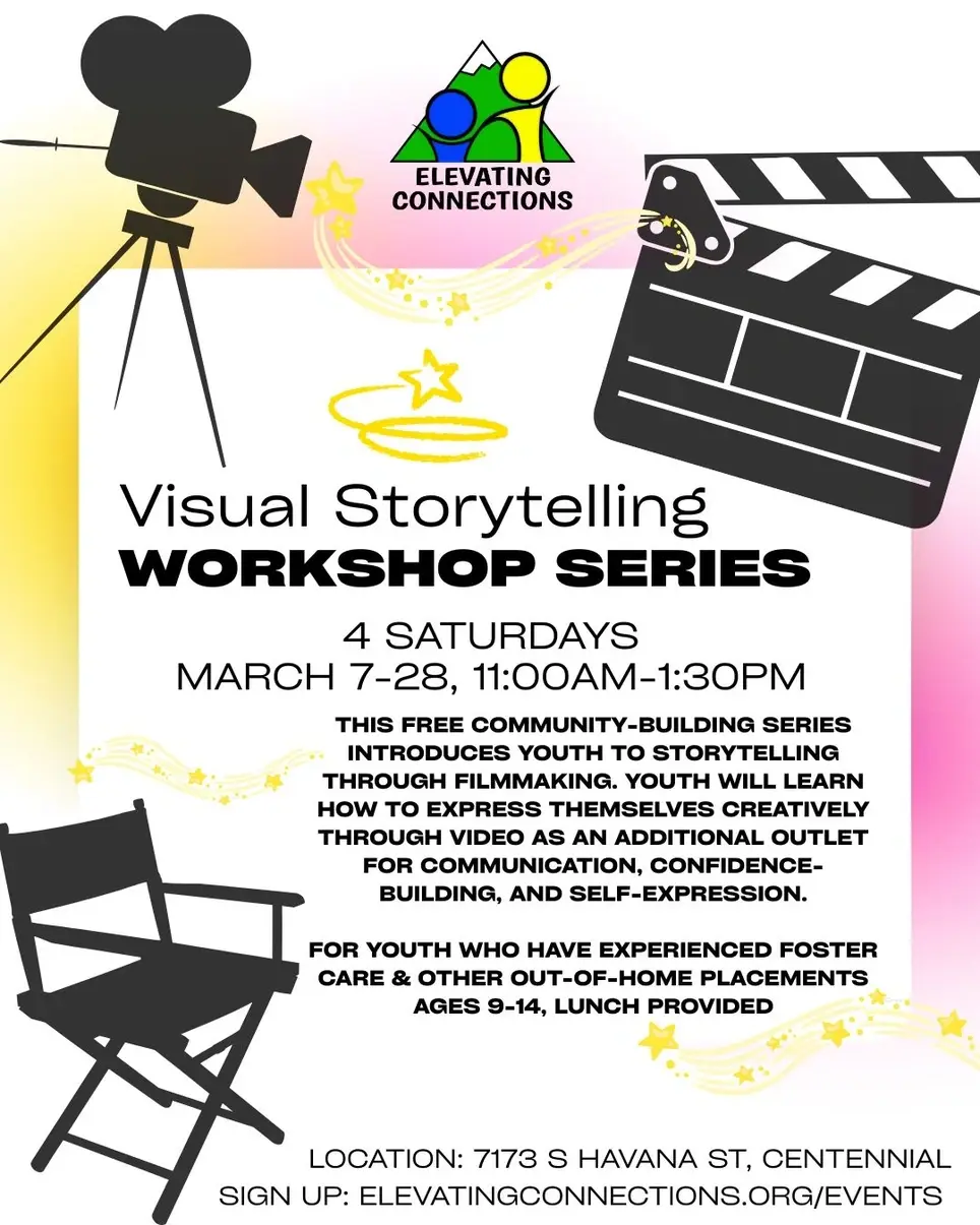 Volunteer - Visual Storytelling Workshop Series - Community-Building for Children in Foster Care