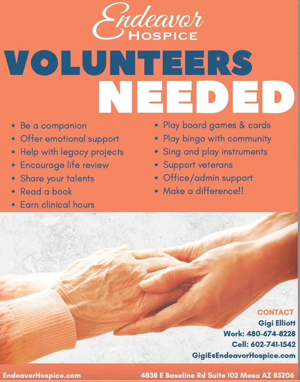 Hospice Volunteers Needed!
