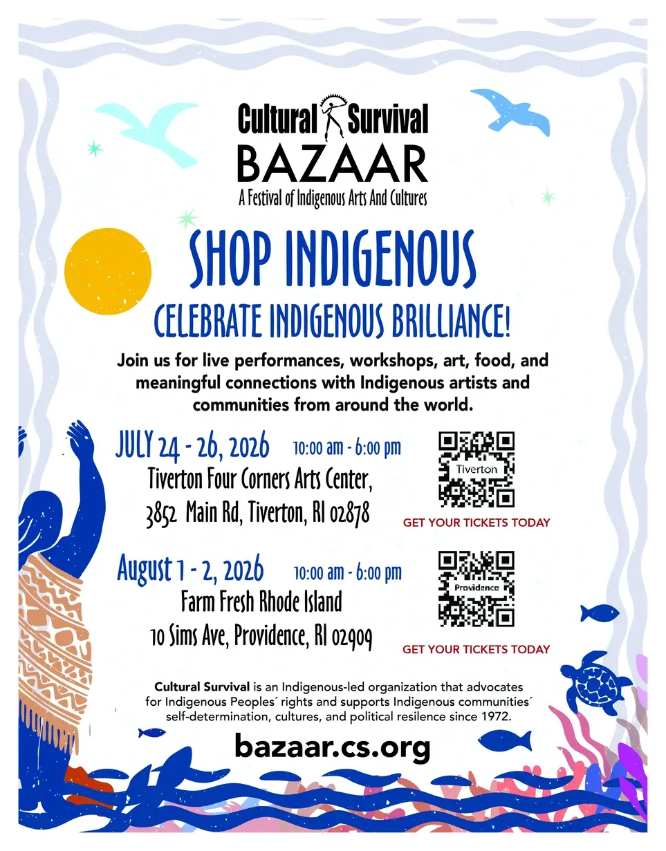 Cultural Survival Bazaar @ Tiverton Four Corners Arts Center - Tiverton RI