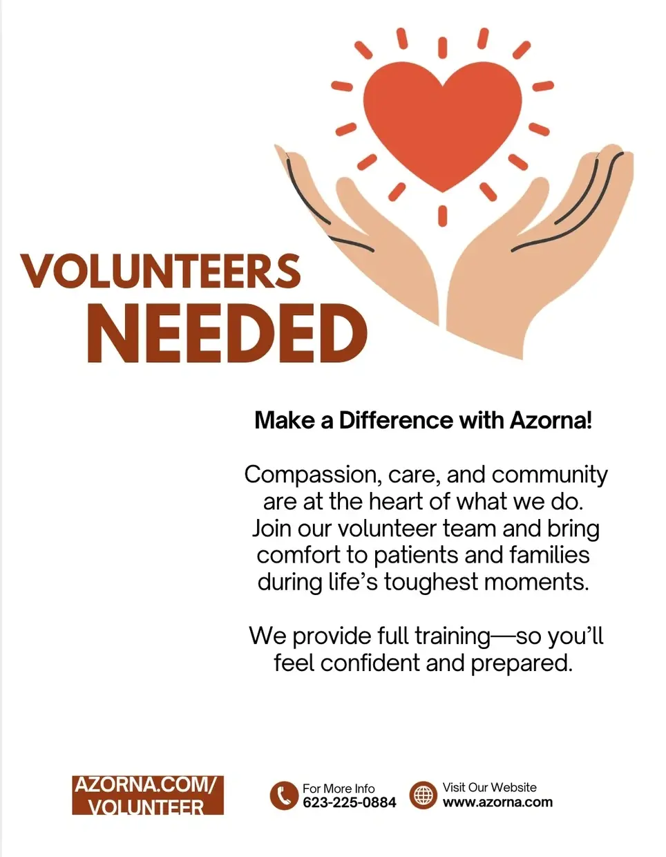 Hospice Volunteer for Companionship Visits in Phoenix