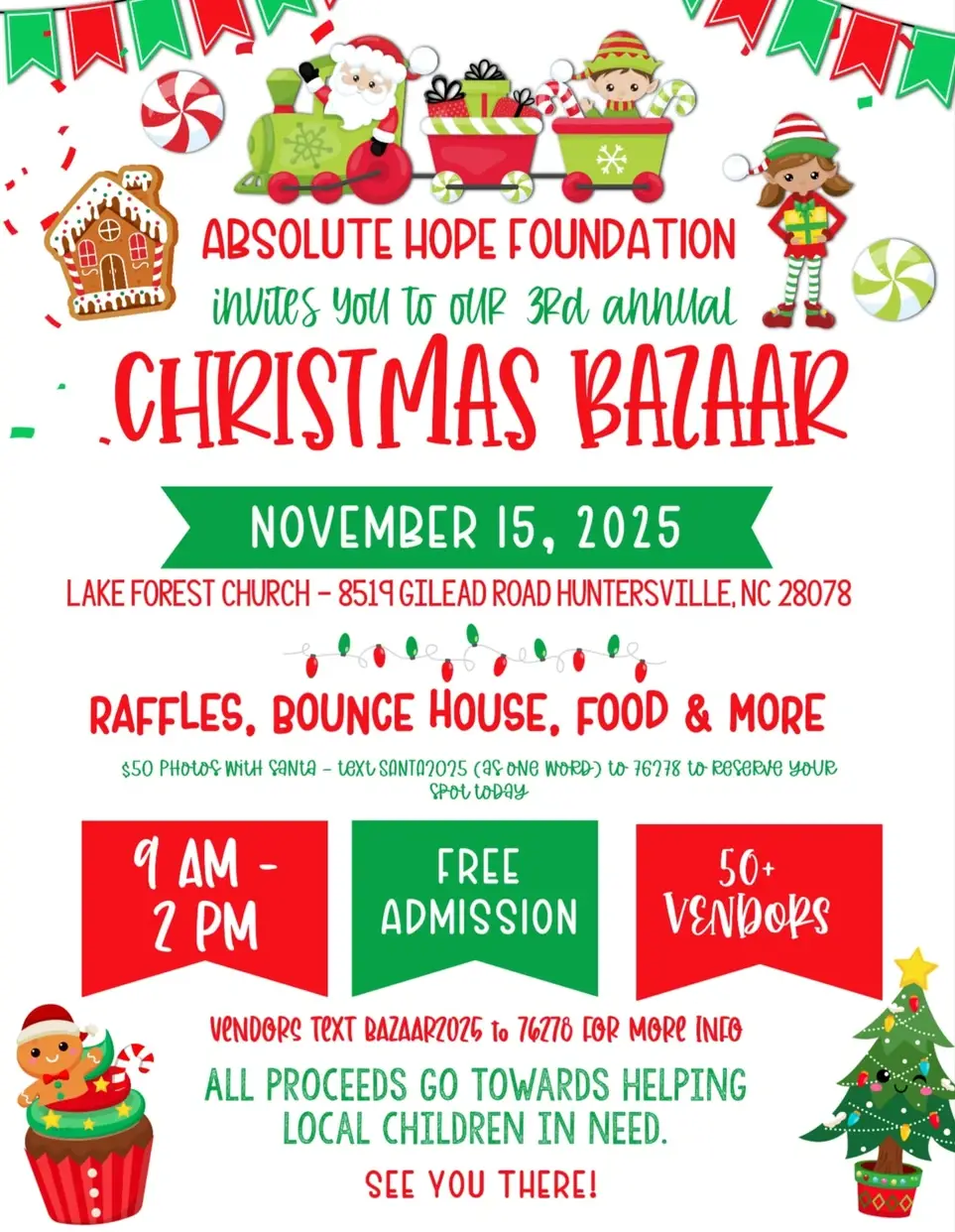 Absolute Hope Foundations 3rd annual Christmas Bazaar