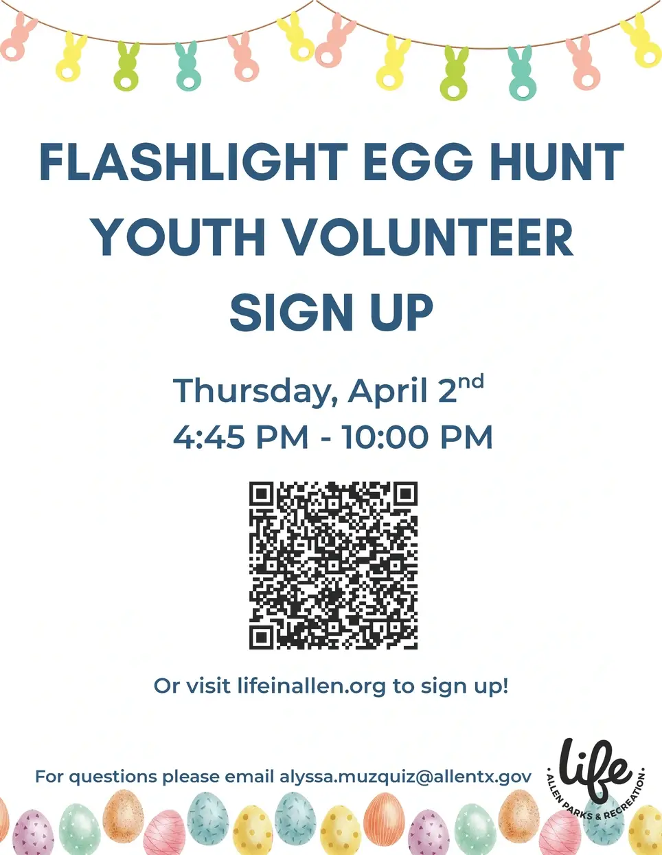 Flashlight Egg Hunt