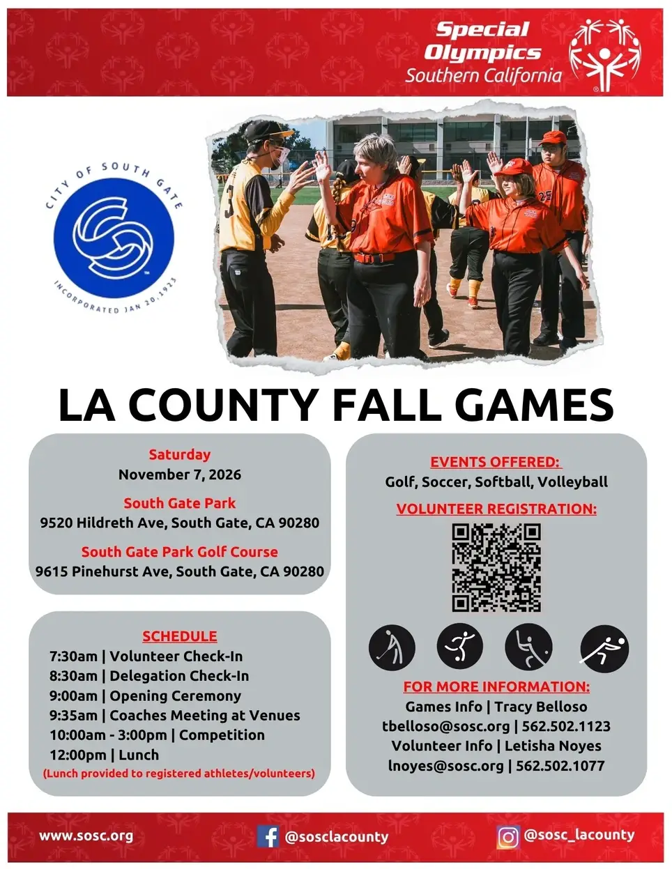 Los Angeles County Fall Games Competition