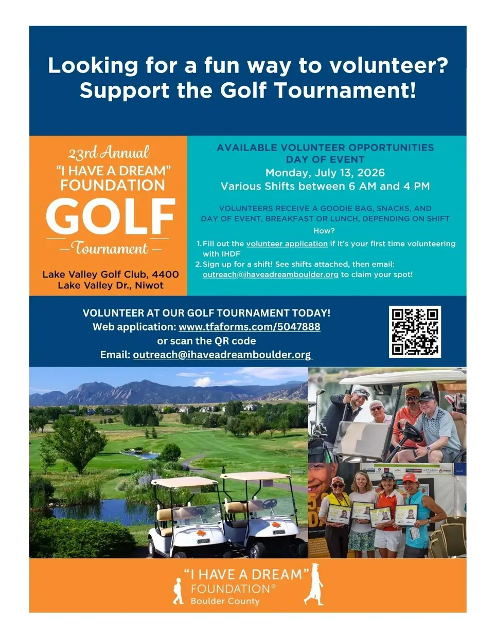 Weave Dreams With Us at Our Annual Golf Tournament