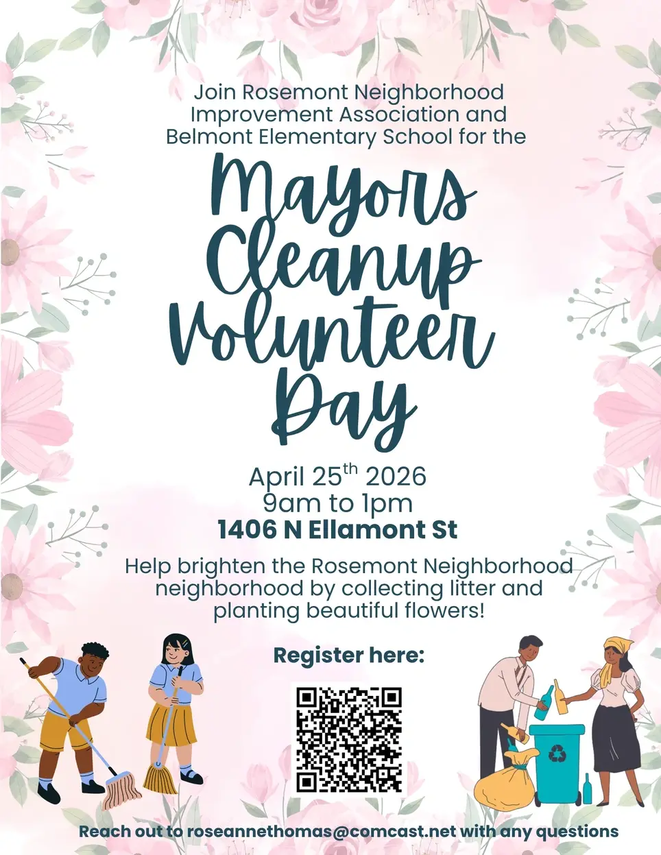 Rosemont Community Mayor’s Cleanup Volunteer Day