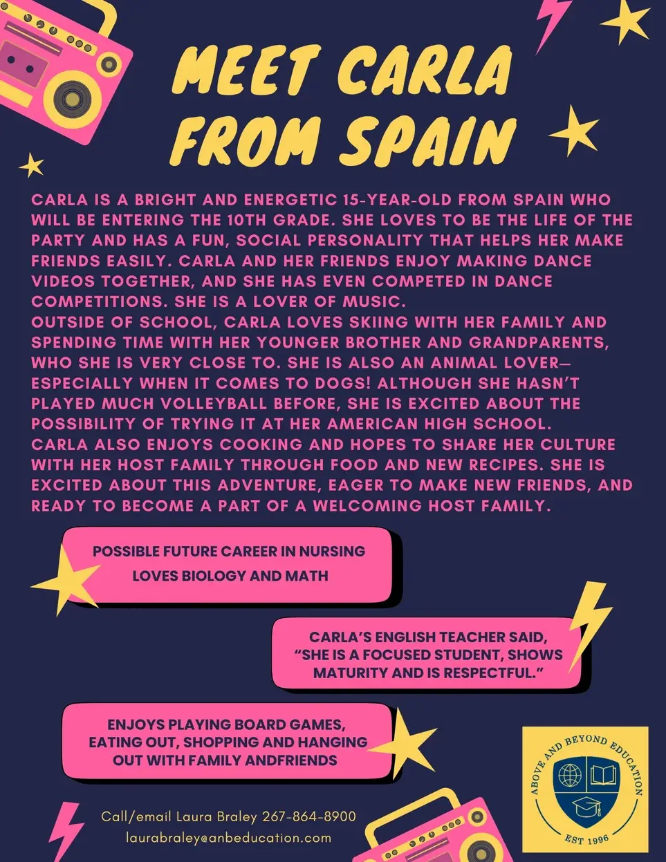 Host an Exchange Student from Spain