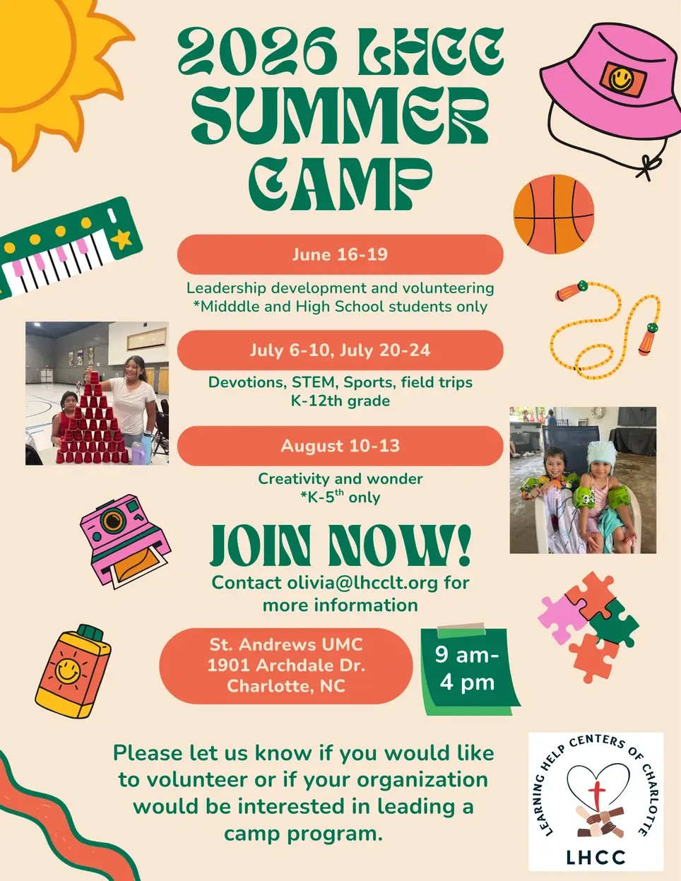 Summer Camp Volunteers