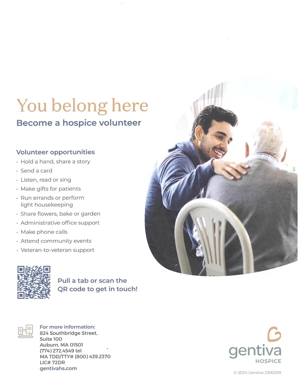 1s 2026 your year to make a difference ? ORGANIZATION: GENTIVA HOSPICE !!