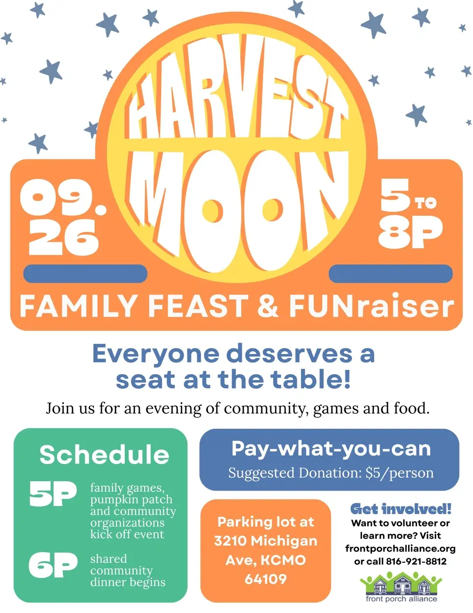 FPA Harvest Moon Family Feast and FUNraiser