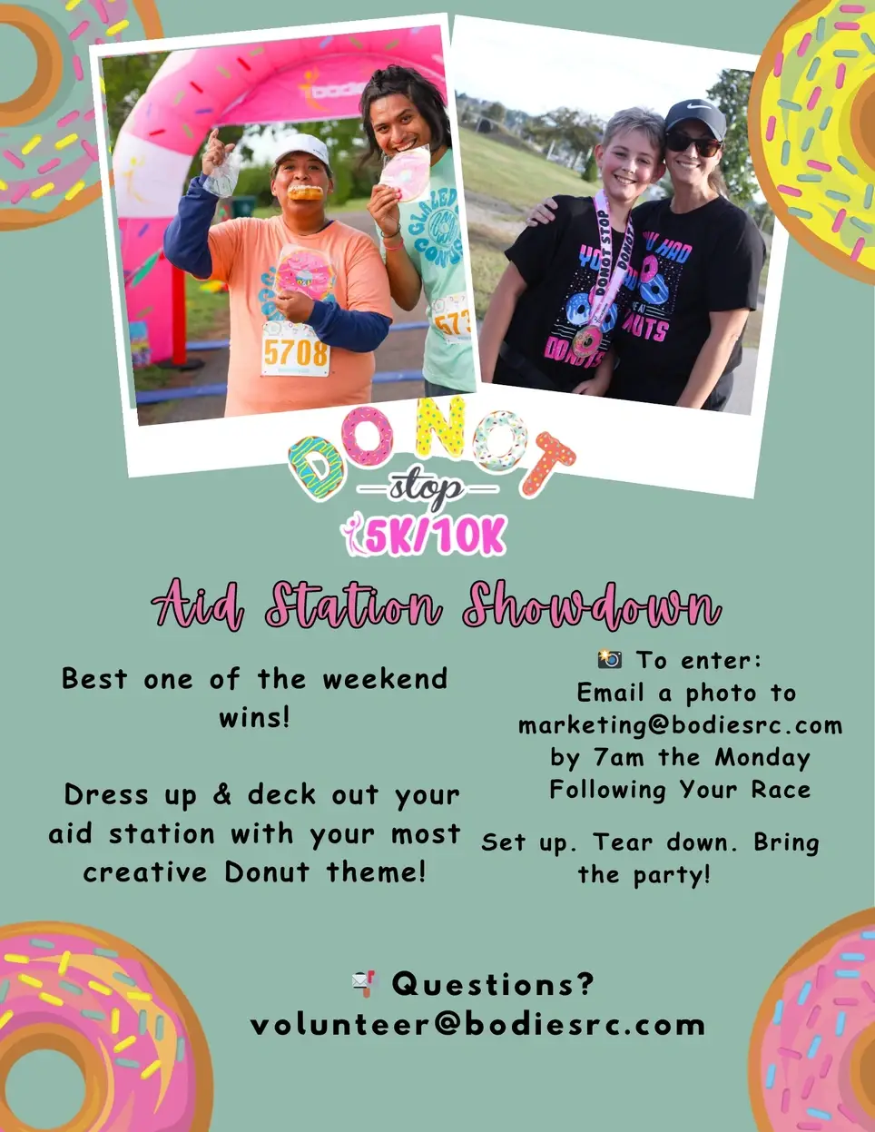 DoNot Stop 5k/10k & Half Marathon - Grand Rapids Volunteer Assignment