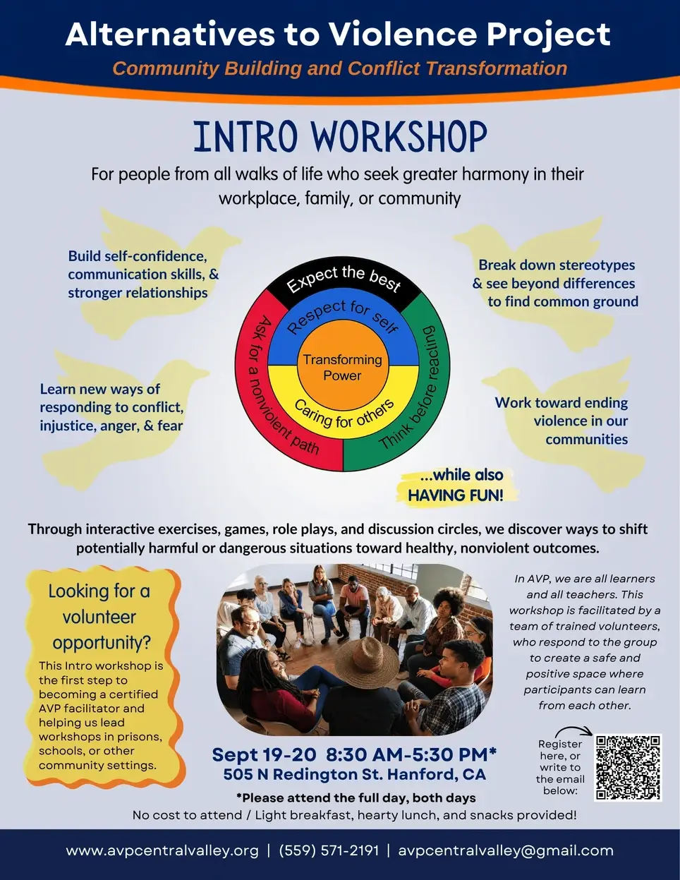 Alternatives to Violence Intro Workshop