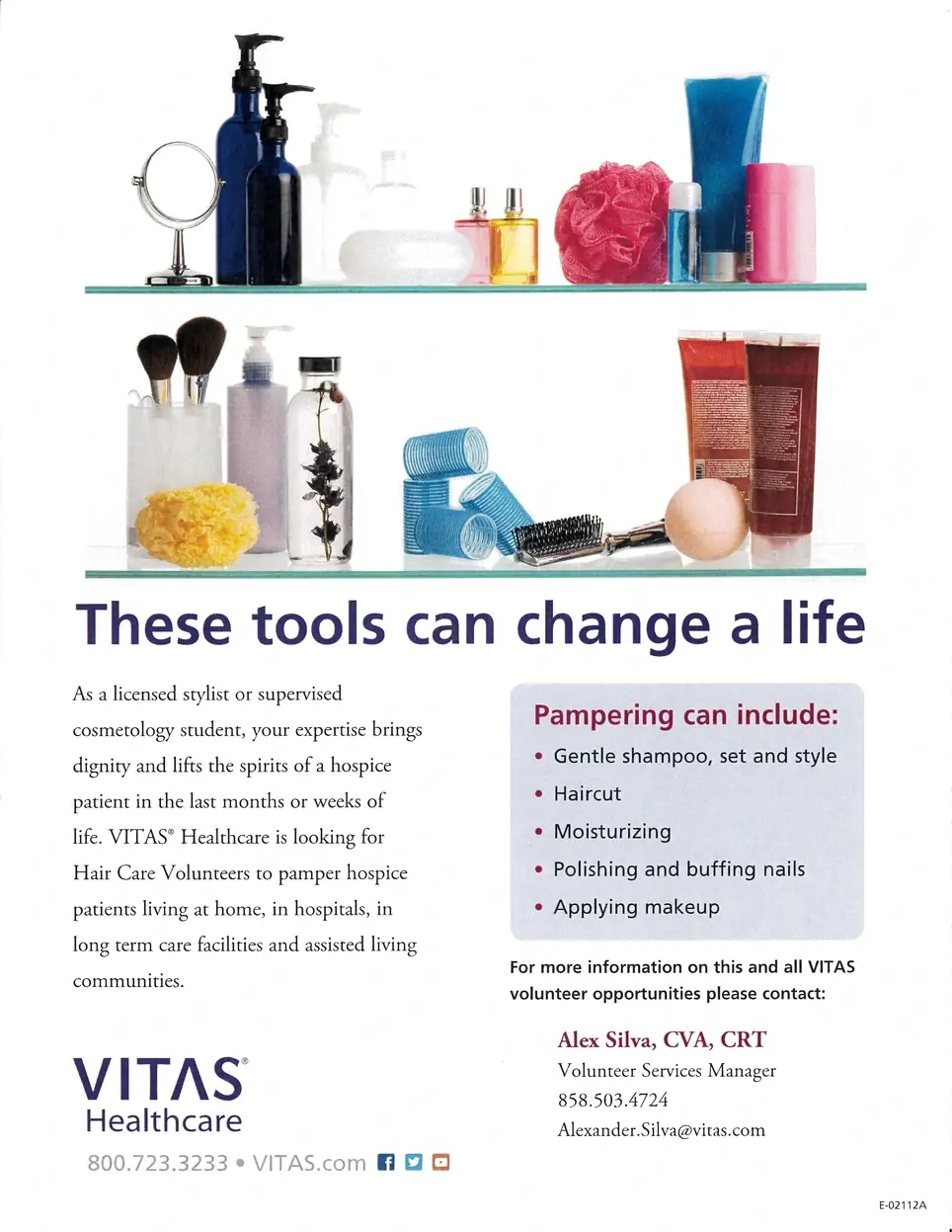 A Hospice Cosmetology/Barber Volunteer