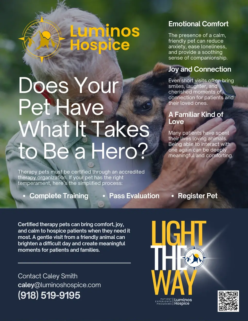 Pet Therapists Needed in Tulsa & Surrounding Areas