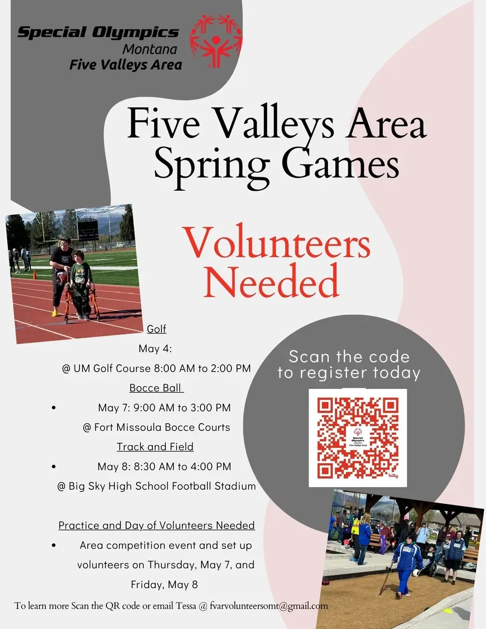 Help at the 2026 Five Valleys Area Spring Games