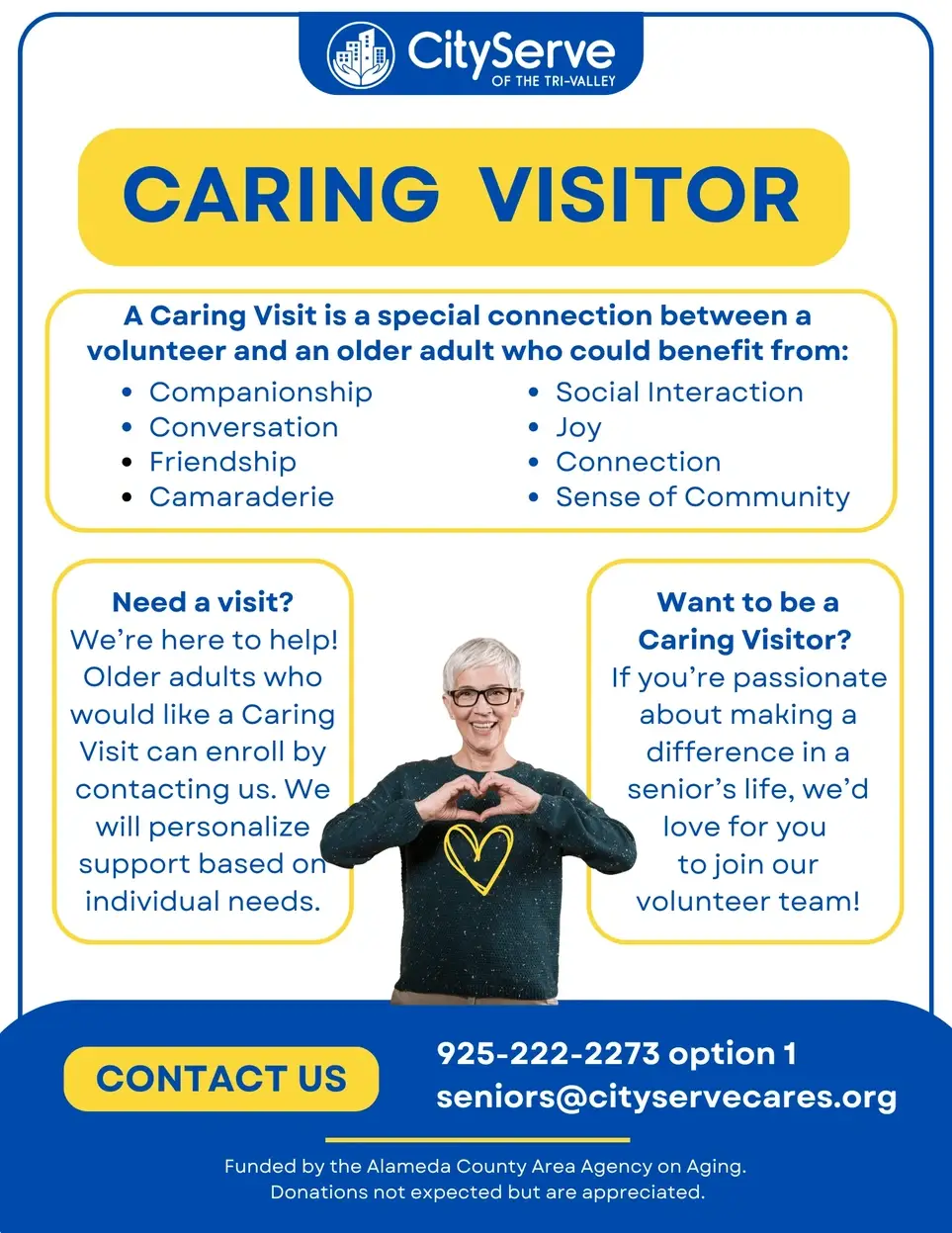 Visit Weekly with a Senior