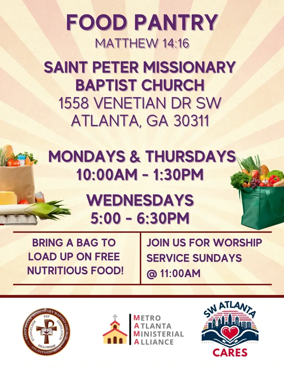 Southwest Atlanta Cares Food Bank