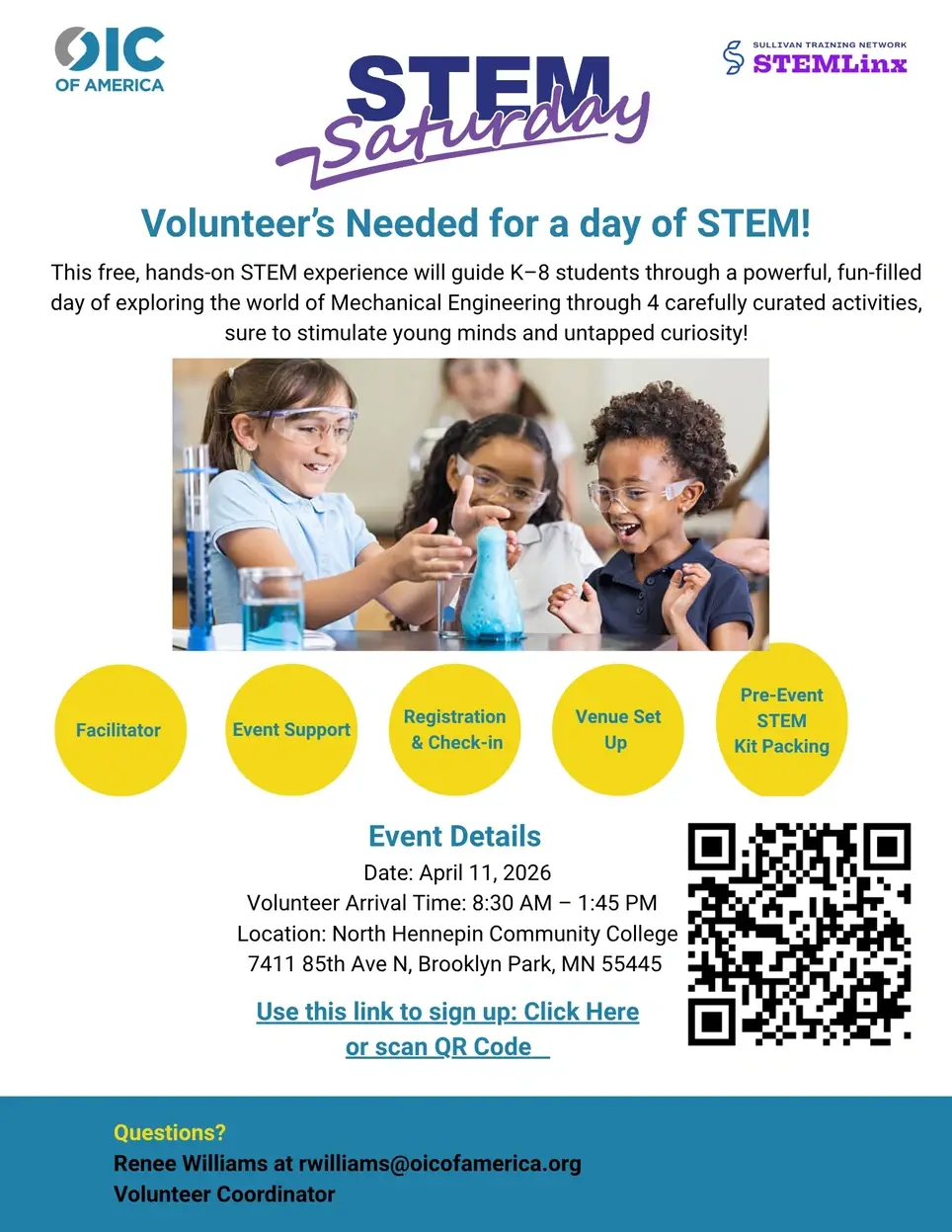 Be the Reason a Kid Loves STEM—Volunteer Today!