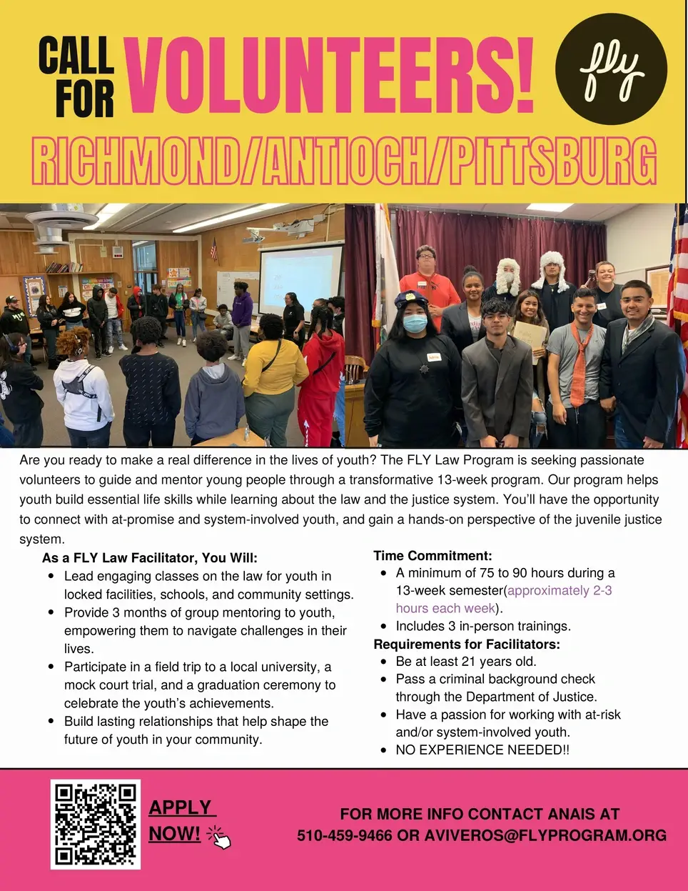 Law Program Volunteer for Spring 26' Semester!!