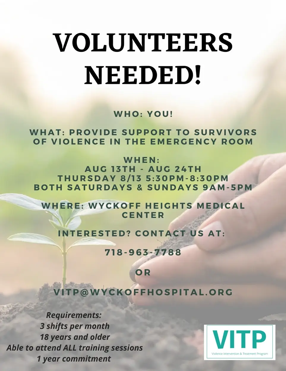 Volunteer Emergency Room Advocate