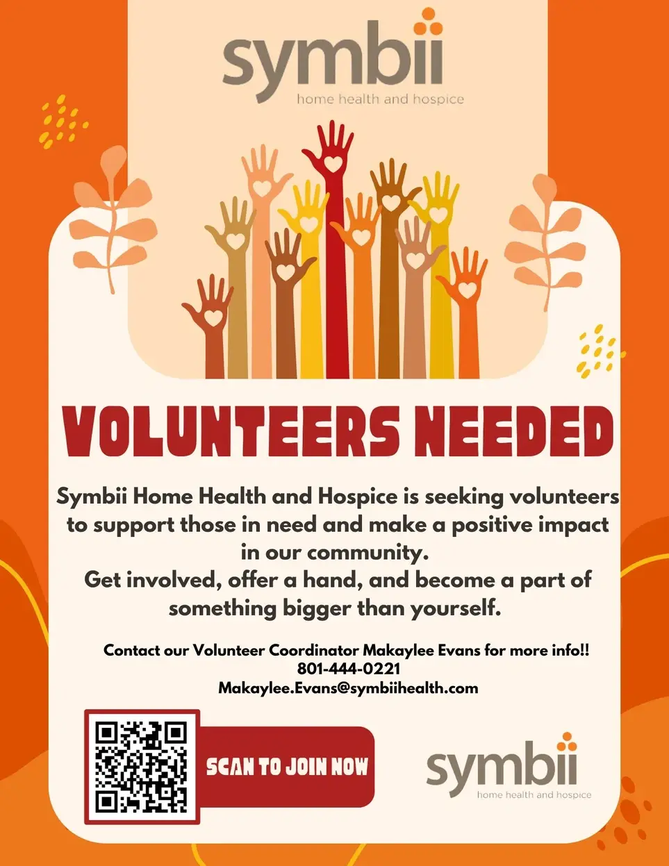 Volunteer with Symbii Home Health and Hospice!