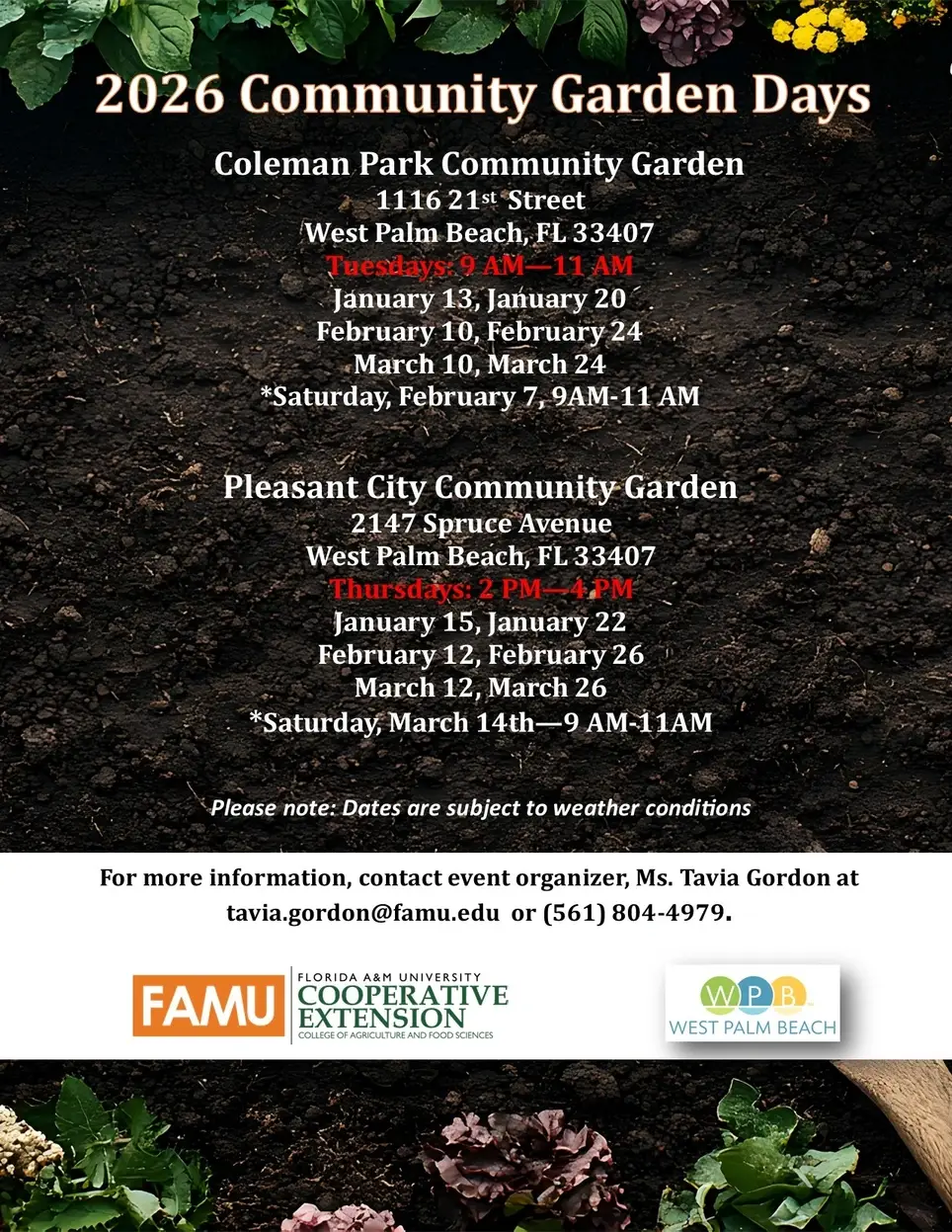 2026 Community Garden Days Coleman Park Day 4