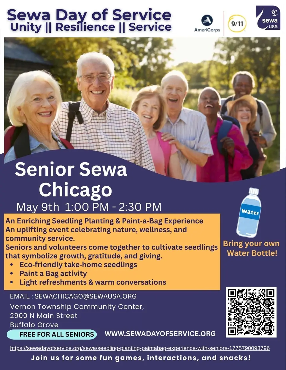 Seedling Planting & Paint‑a‑Bag Experience with Seniors