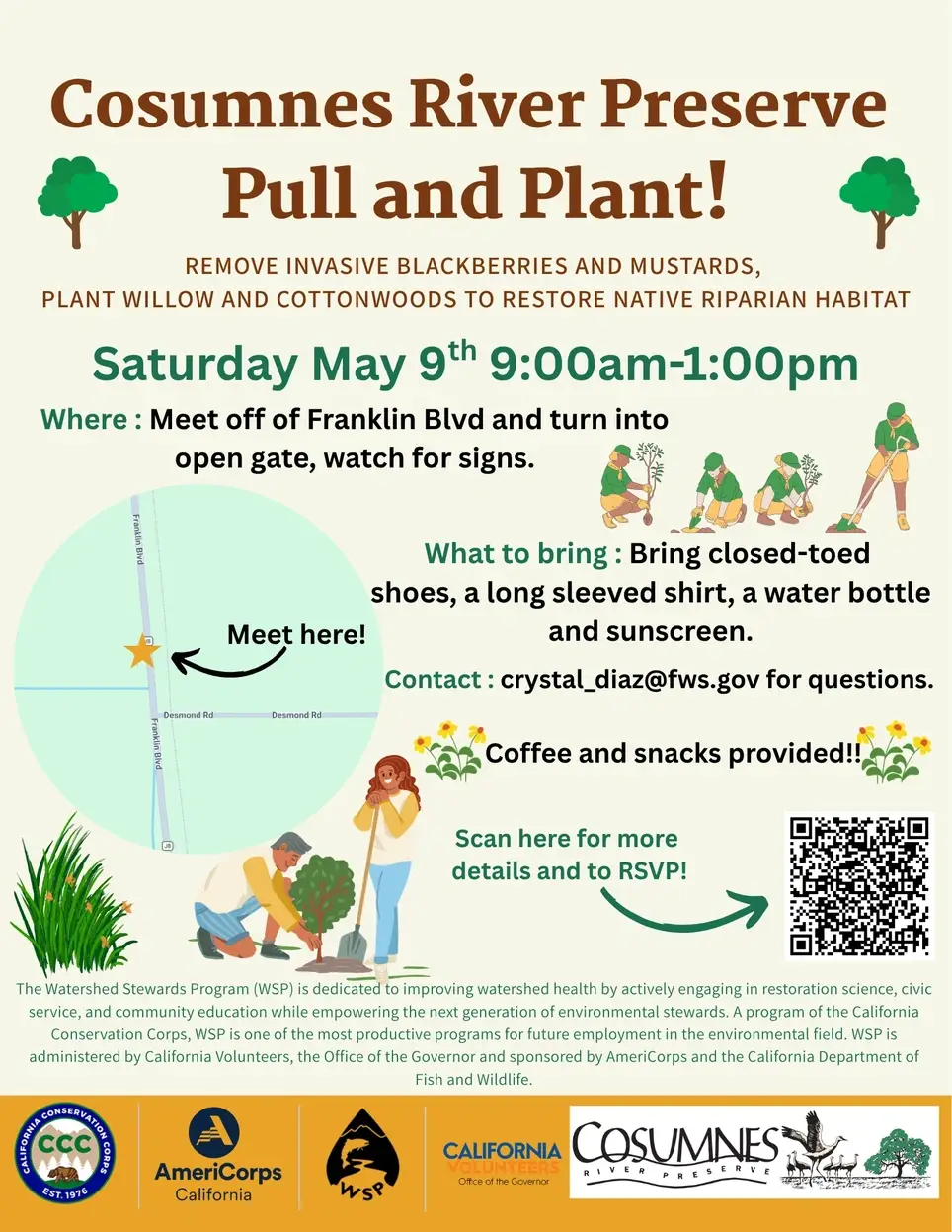 Cosumnes River Preserve Pull & Plant!