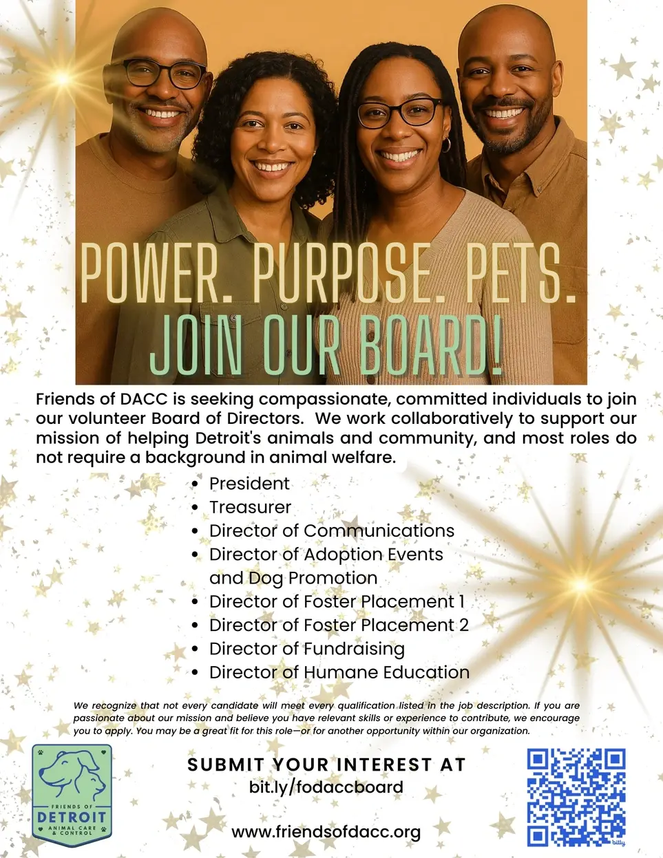 Volunteer | Director of Humane Education | Friends of Detroit Animal Care and Control