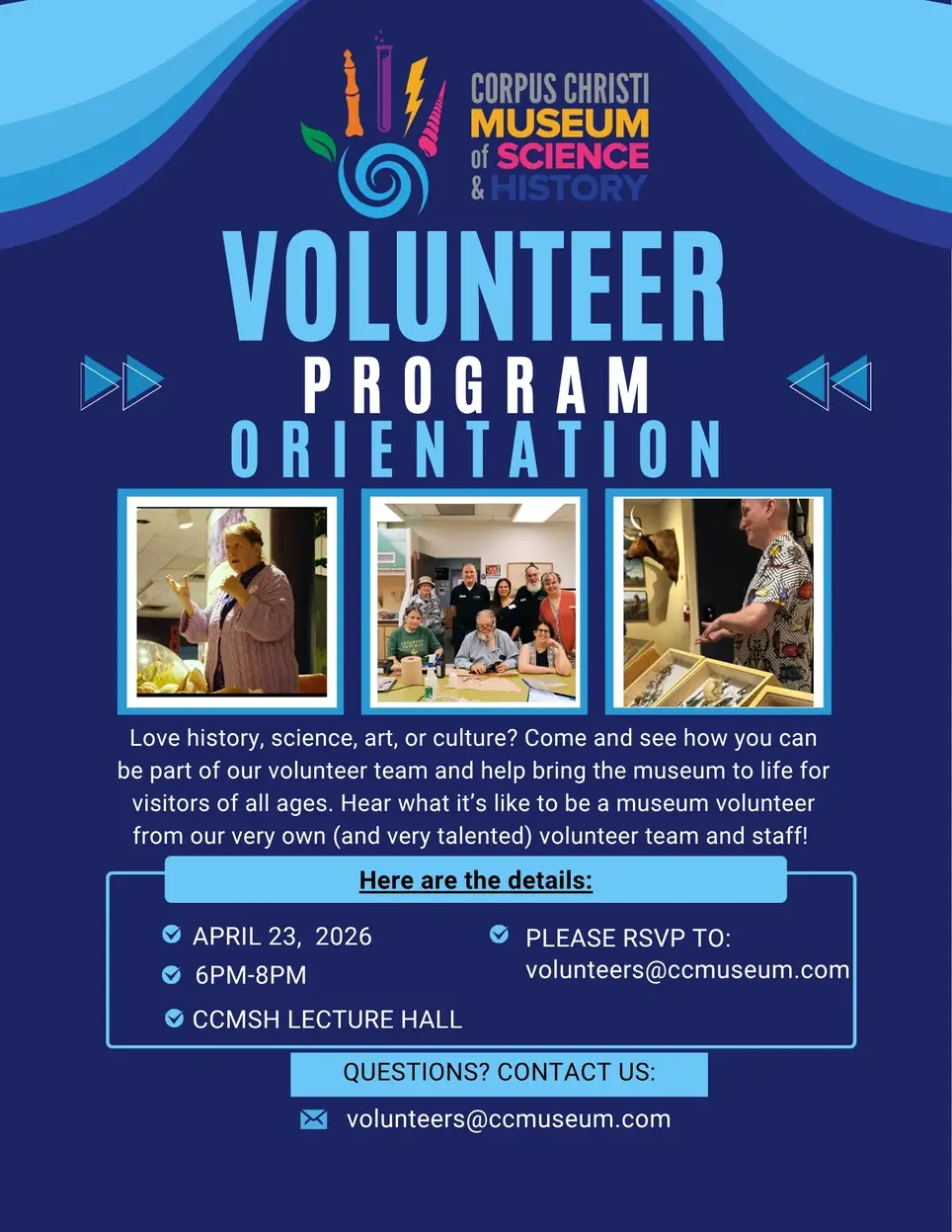 CCMSH Volunteer Orientation
