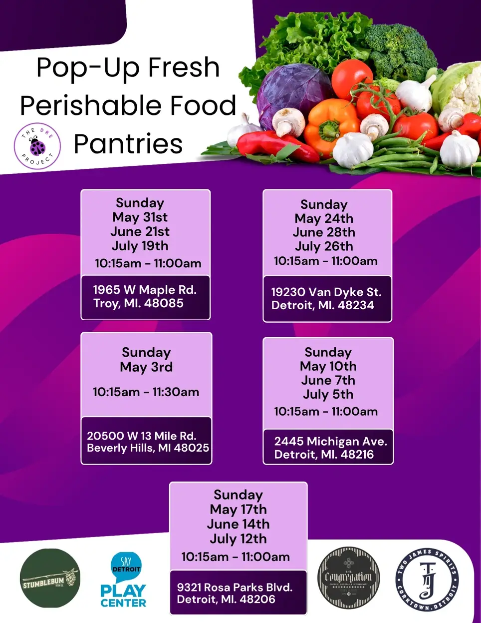 Volunteer Help at Pop-Up Fresh Perishable Food Pantry
