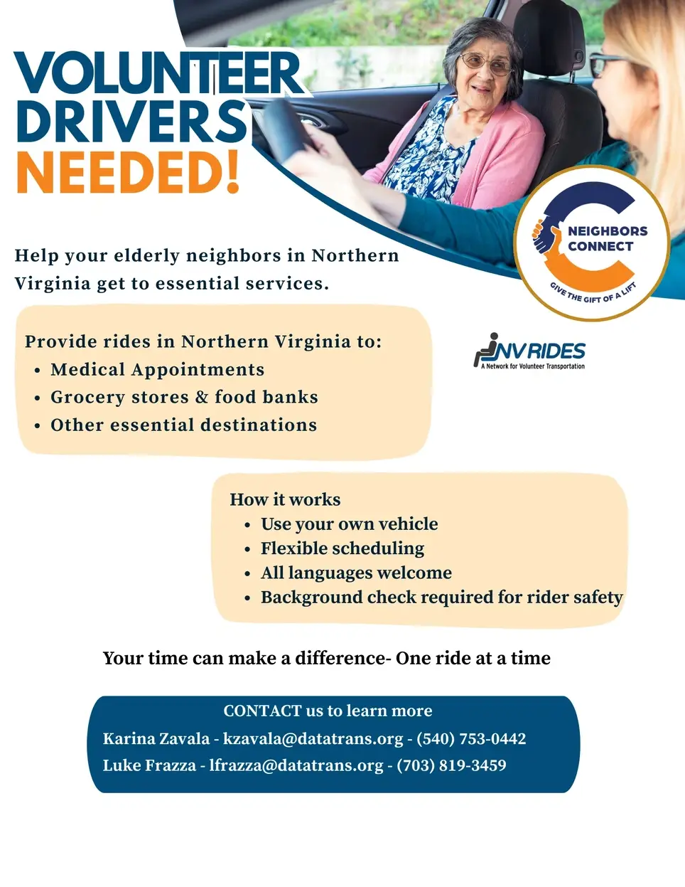 Volunteer Drivers Needed