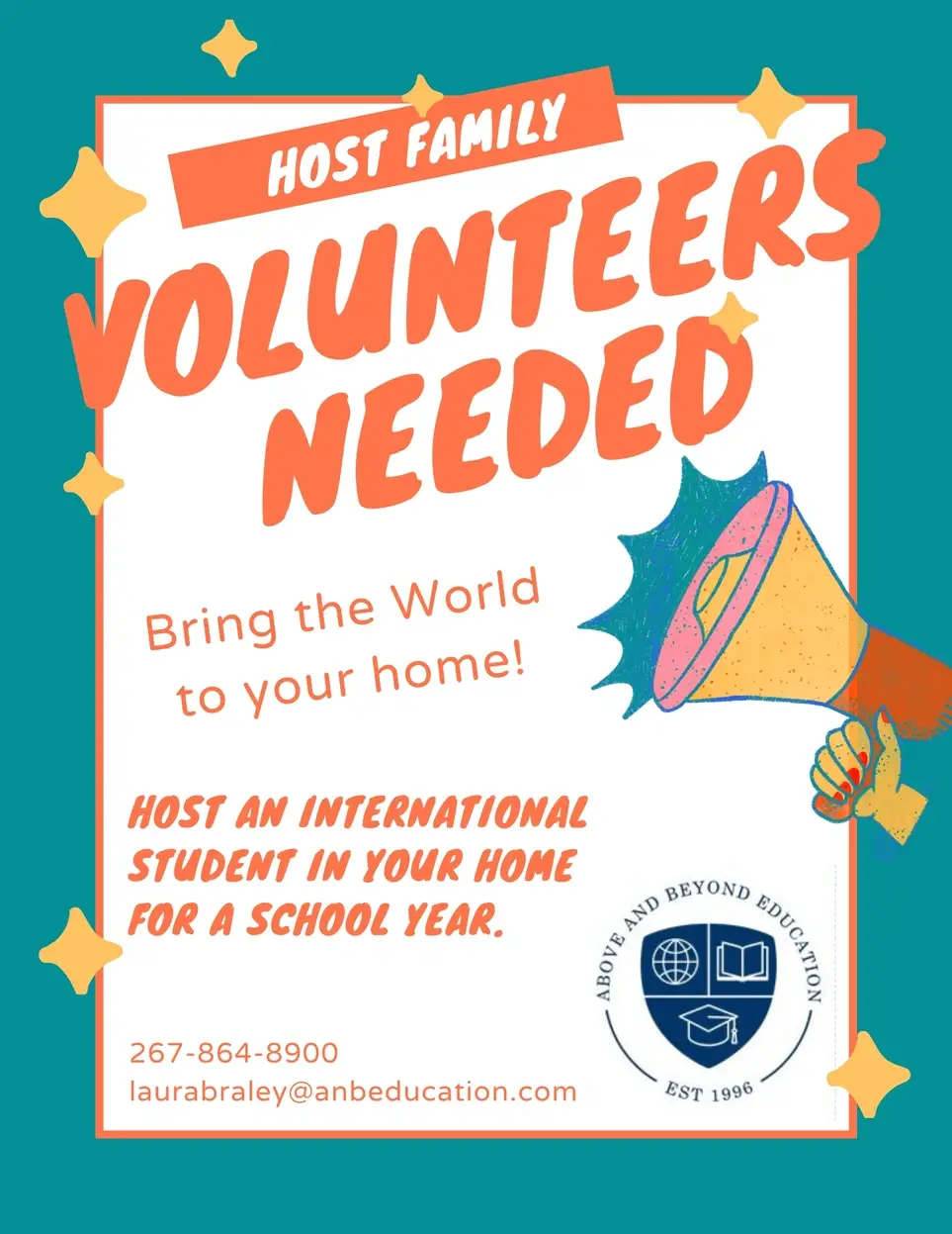 Host an International Student - 25/26 School Year!