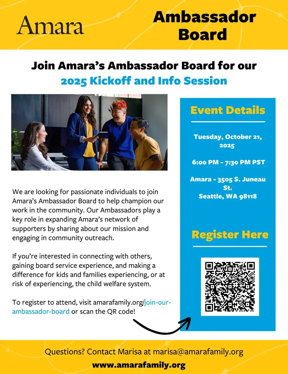 Amara Ambassador Board