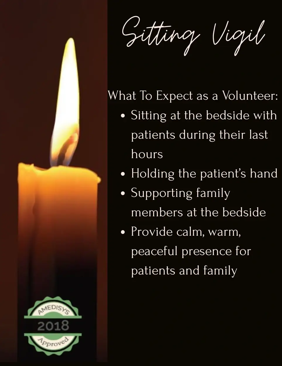 ✨ Sitting Vigil Volunteers Needed ✨