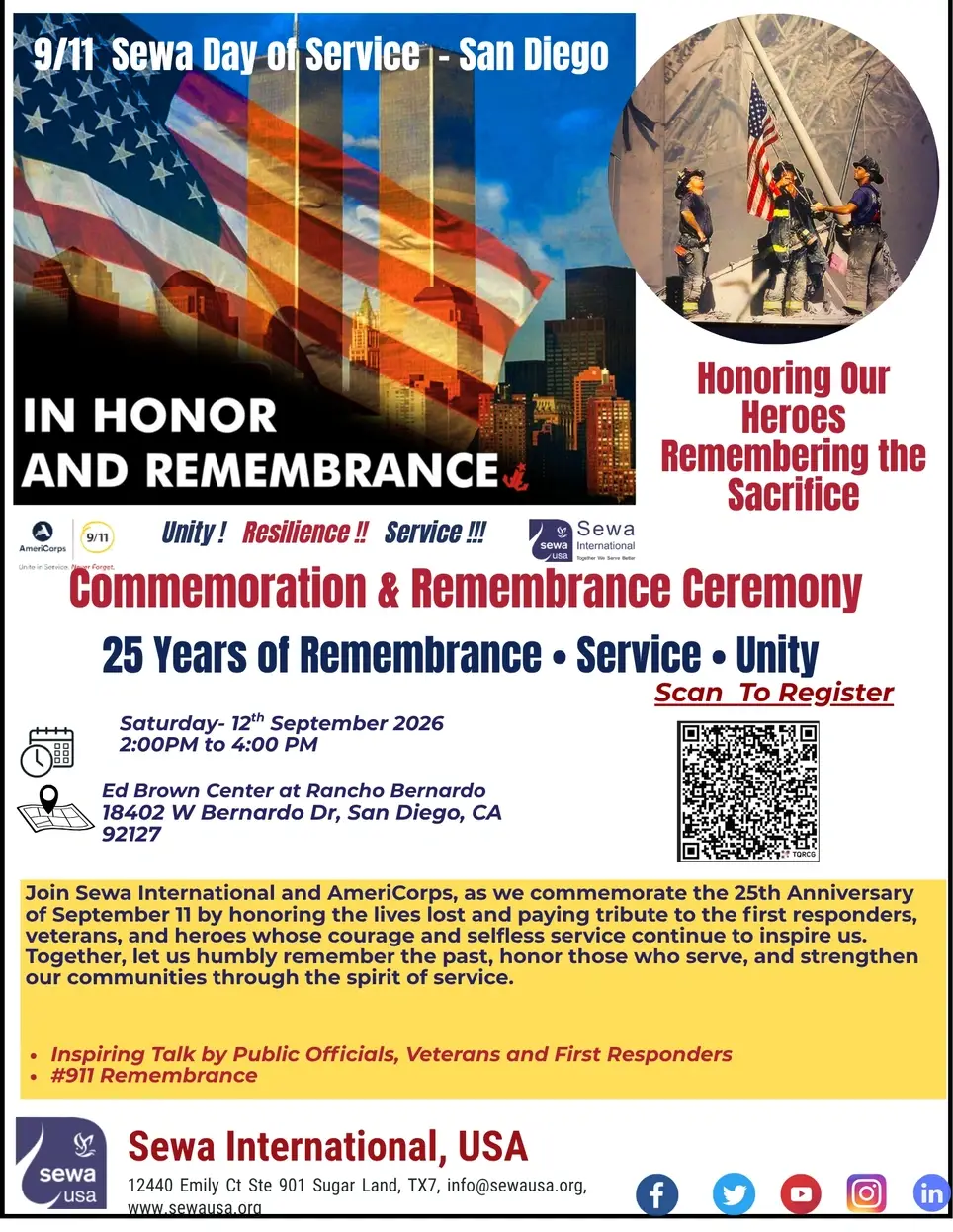 9/11 Commemoration Event