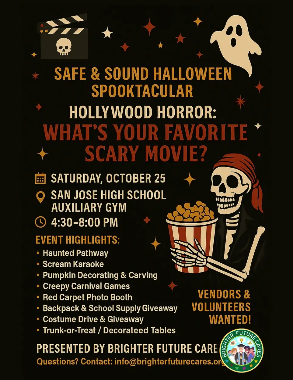 Volunteers Needed – Safe & Sound Halloween Spooktacular (Family Event)
