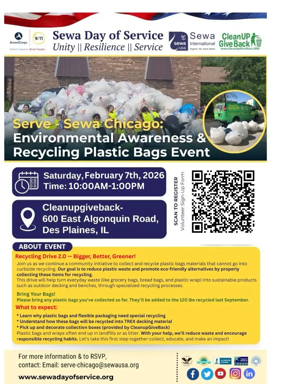Environmental Awareness & Recycling Plastic Bags Event