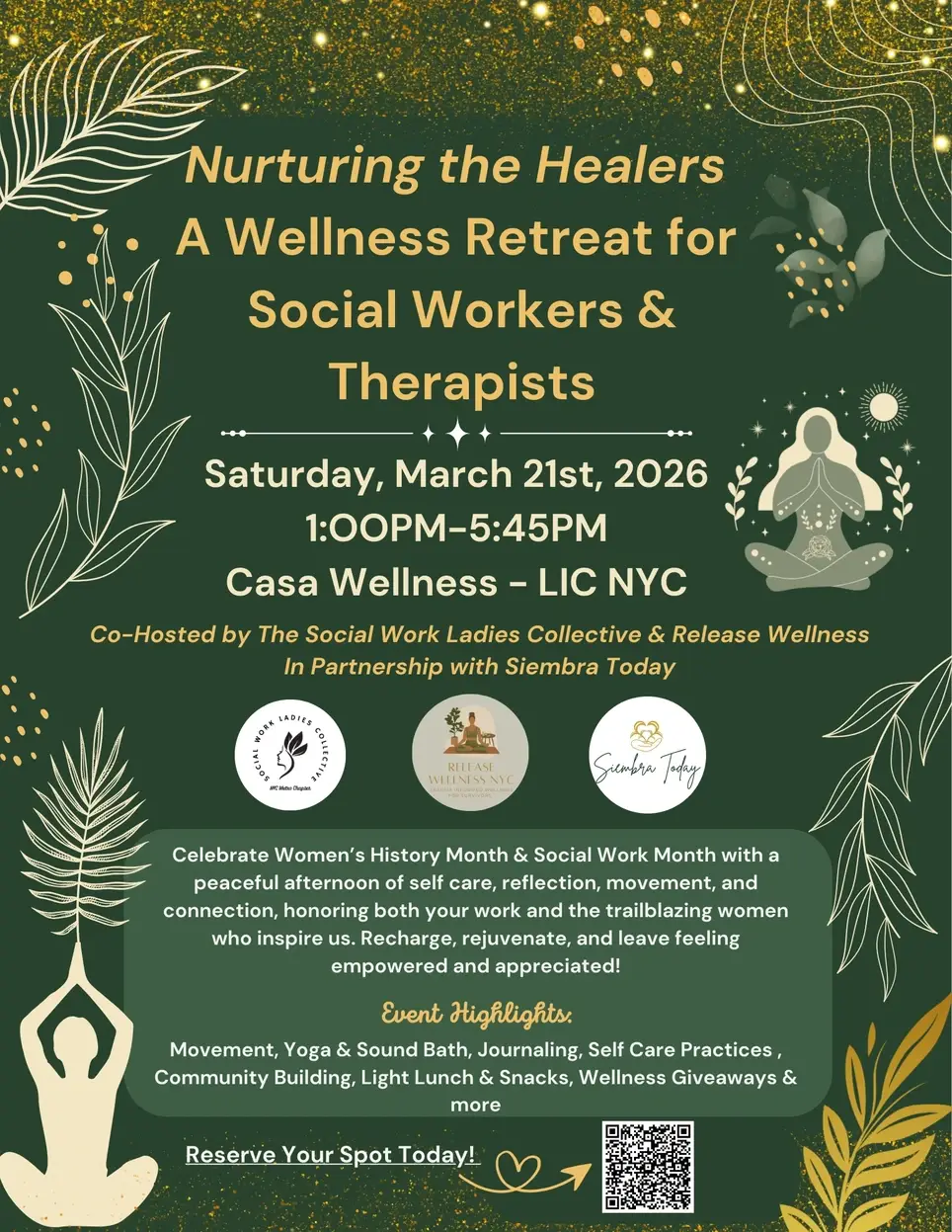 Volunteer Pilates Instructor – Lead a Gentle, Grounding Session for NYC Social Workers & Therapists