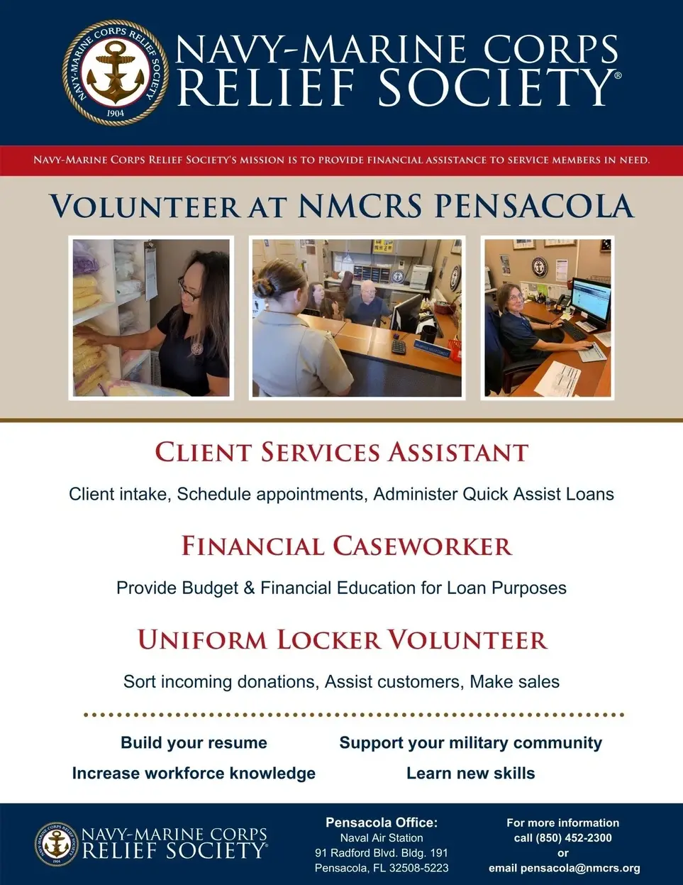 Give Back to the Military Community -  Front Desk *** Must have base access ***