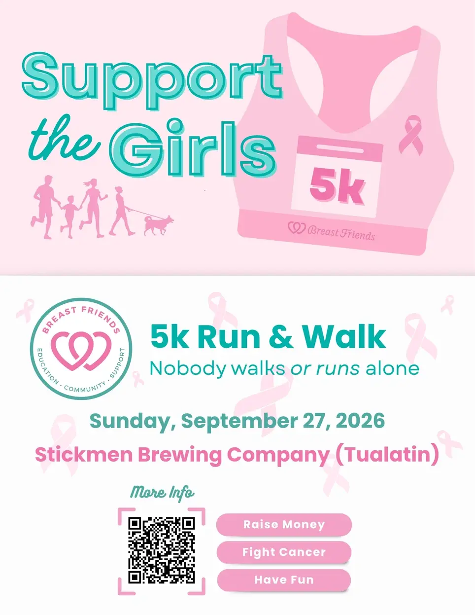 Support the Girls 5k Run/Walk - On Course Volunteers