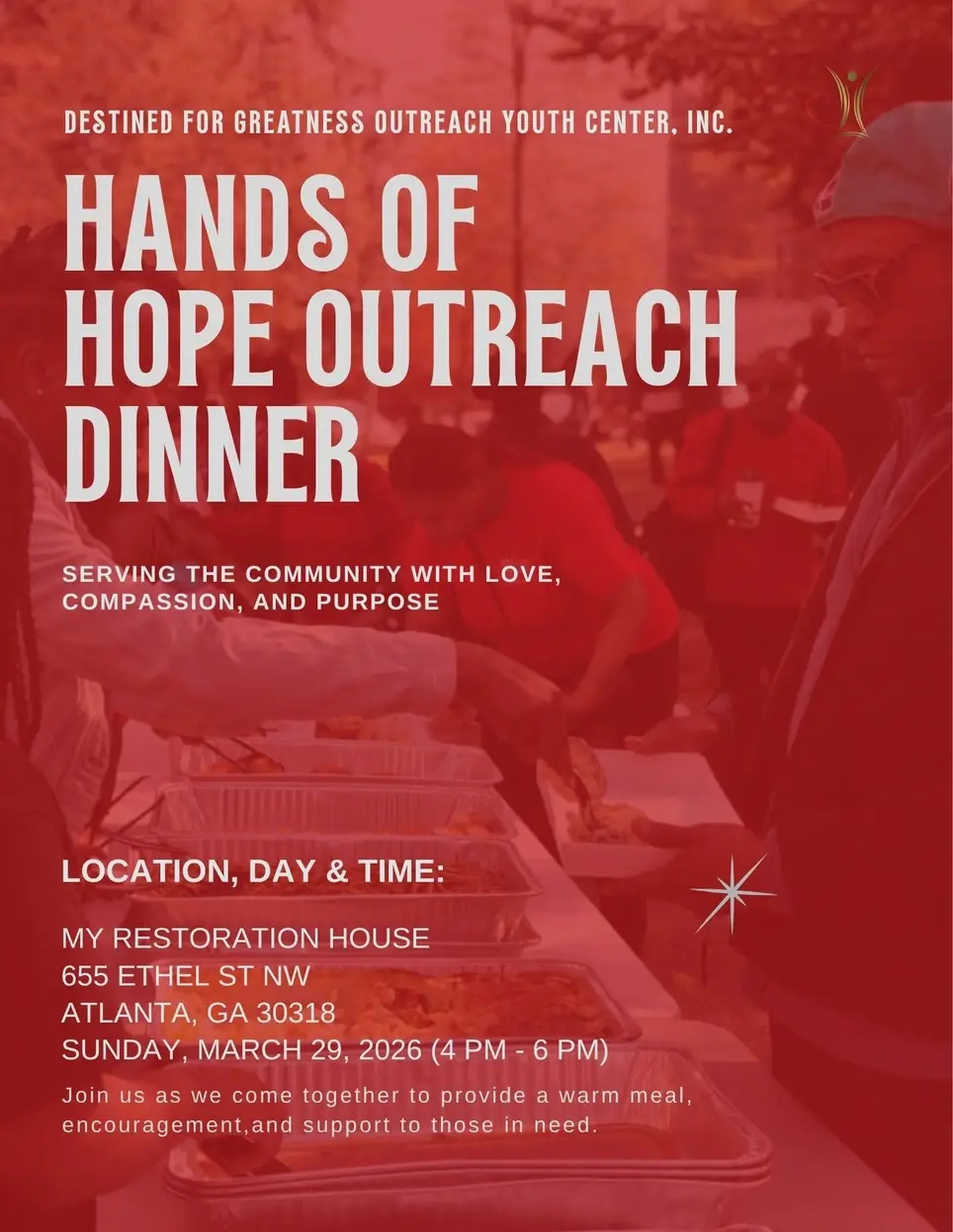 Destined for Greatness Women's Children Outreach Dinner-My Restoration House