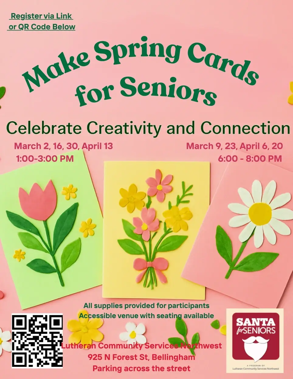 Merry Makers - Crafting Spring Cards for Isolated Seniors **Multiple Times!