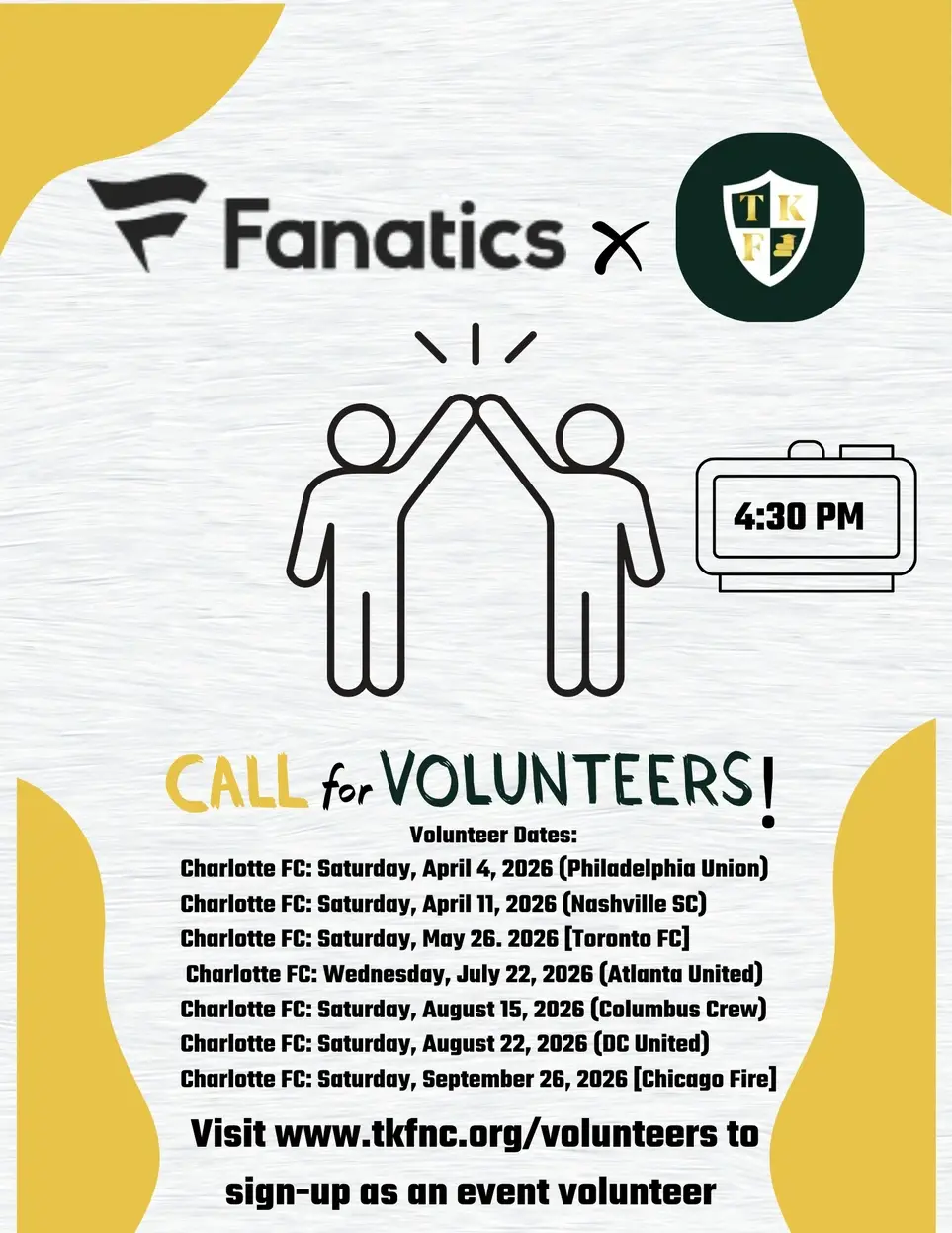 Fanatics X Kaizen Foundation Enagagement