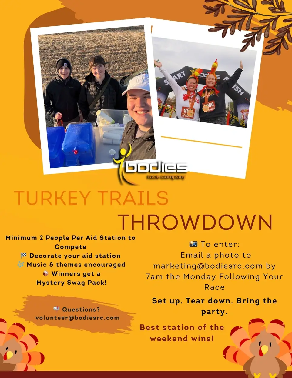 Turkey Trails- Orlando Volunteer Assignment