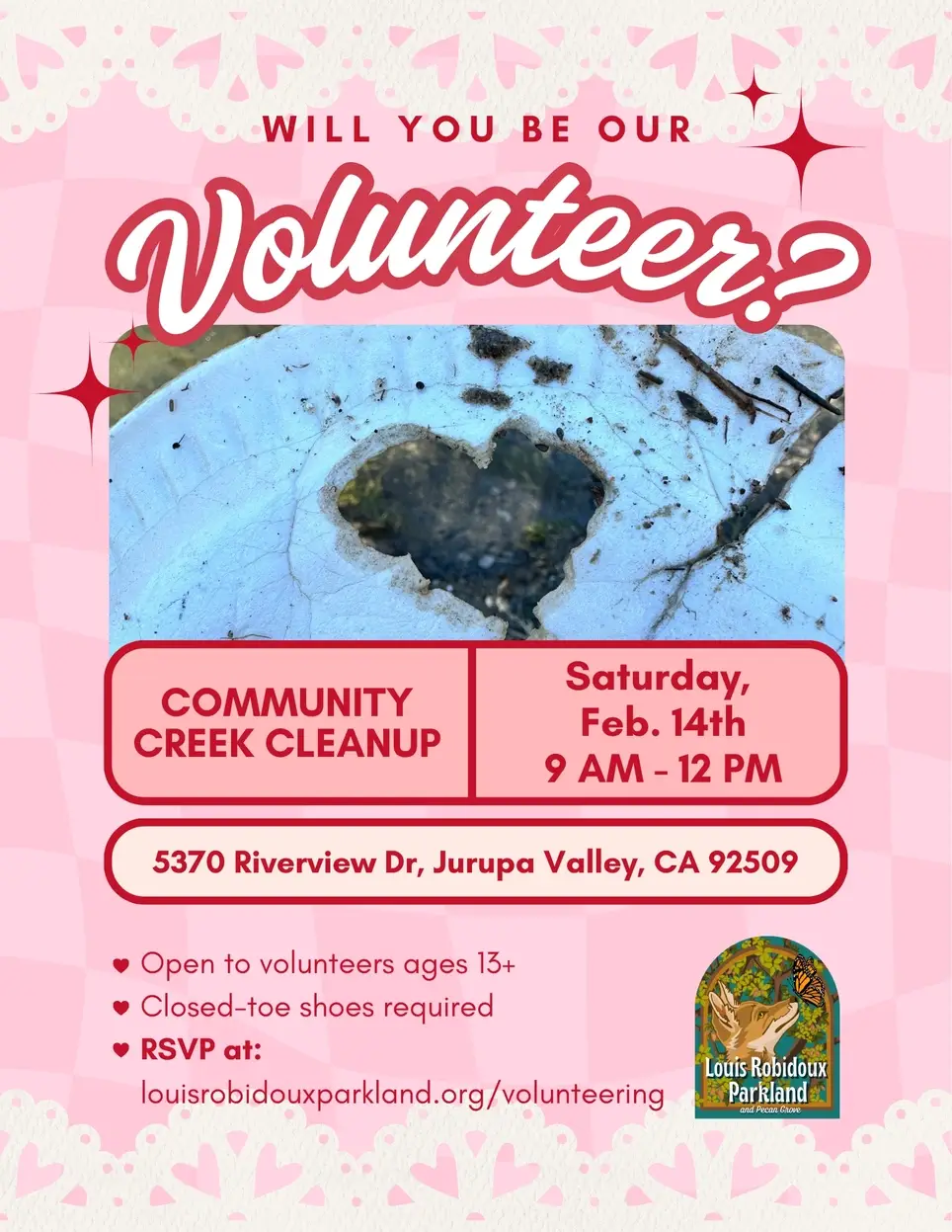 Volunteer Creek Cleanup!