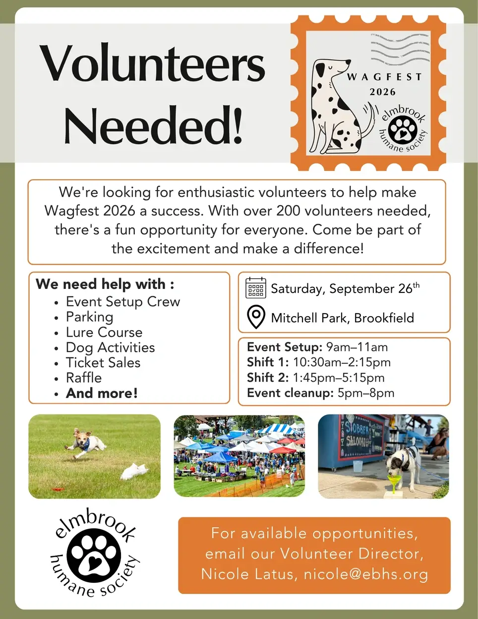 Elmbrook Humane Society's Wagfest - 2026