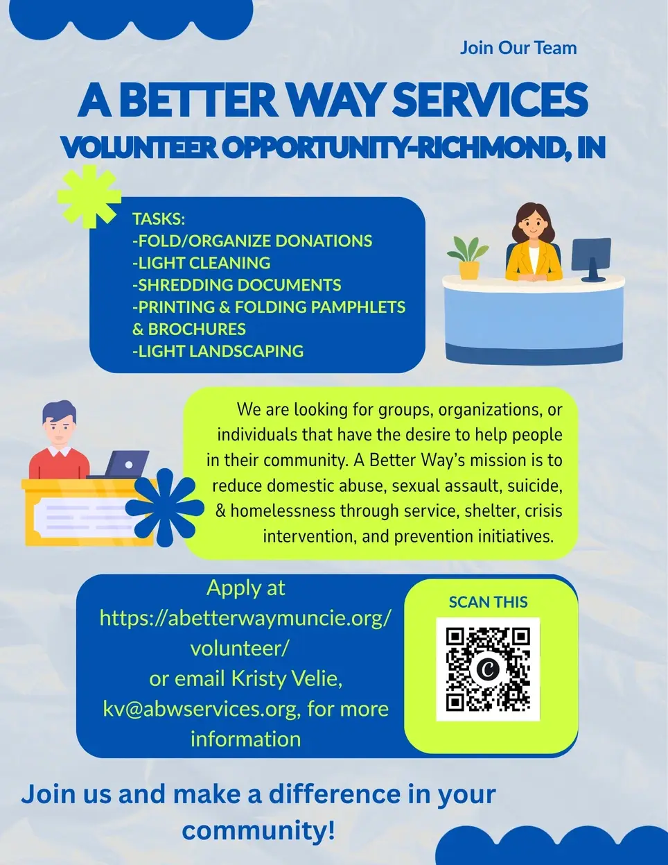 Open volunteer opportunity